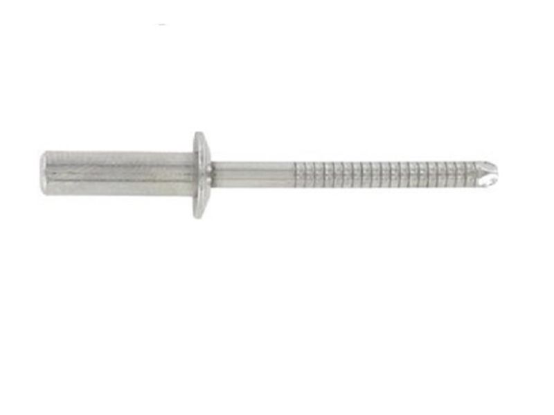 500 x Blind rivets with flat head and grooved mandrel ISO 16585 A2/SS,  33,56 €